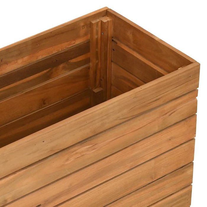 Strat înălțat, 100x40x72 cm, lemn de tec reciclat și oțel - WALTI WALTI