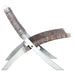 Scaun relaxare, alb & natural, ratan kubu & lemn masiv de mahon - WALTI WALTI