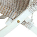 Scaun relaxare, alb & natural, ratan kubu & lemn masiv de mahon - WALTI WALTI