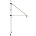 Copertină retractabilă manual, galben & albastru, 100 cm, dungi - WALTI WALTI