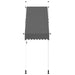 Copertină retractabilă manual, antracit, 100 cm - WALTI WALTI