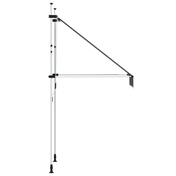 Copertină retractabilă manual, antracit, 100 cm - WALTI WALTI