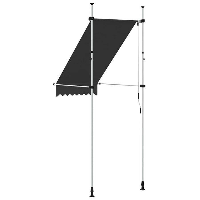 Copertină retractabilă manual, antracit, 100 cm - WALTI WALTI
