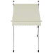Copertină retractabilă manual, crem, 100 cm - WALTI WALTI