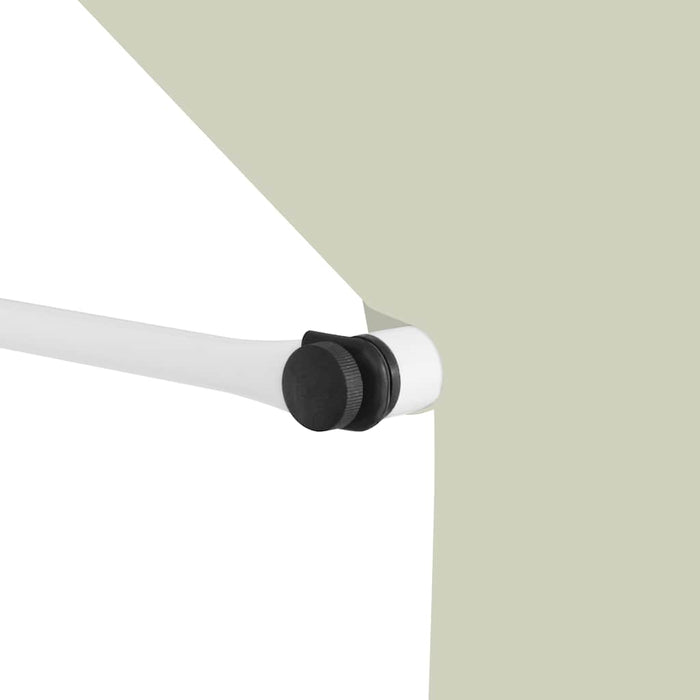 Copertină retractabilă manual, crem, 100 cm - WALTI WALTI