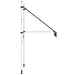 Copertină retractabilă manual, portocaliu și maro, 150 cm - WALTI WALTI