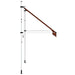 Copertină retractabilă manual, portocaliu și maro, 250 cm - WALTI WALTI