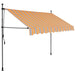 Copertină retractabilă manual cu LED, galben & albastru, 250 cm - WALTI WALTI