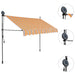 Copertină retractabilă manual cu LED, galben & albastru, 300 cm - WALTI WALTI