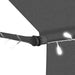 Copertină retractabilă manual cu LED, antracit, 100 cm - WALTI WALTI