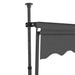 Copertină retractabilă manual cu LED, antracit, 350 cm - WALTI WALTI