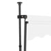 Copertină retractabilă manual cu LED, crem, 100 cm - WALTI WALTI