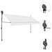 Copertină retractabilă manual cu LED, crem, 350 cm - WALTI WALTI