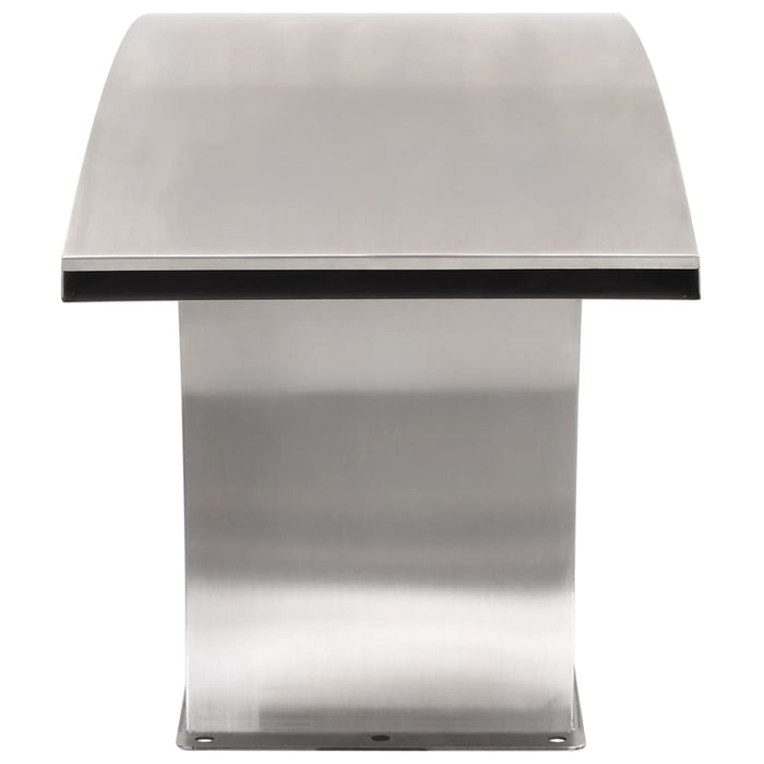 Fântână de piscină cu LED-uri, 30 x 60 x 45 cm, oțel inoxidabil - WALTI WALTI