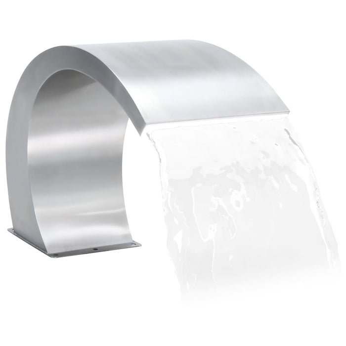 Fântână de piscină cu LED-uri, 30 x 60 x 45 cm, oțel inoxidabil - WALTI WALTI