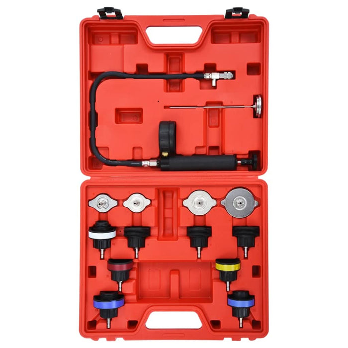 Set testare presiune radiator și sistem de răcire, 14 piese - WALTI WALTI