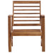 Set mobilier de grădină, 4 piese, lemn masiv de acacia - WALTI WALTI