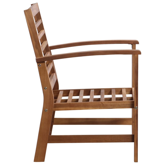 Set mobilier de grădină, 4 piese, lemn masiv de acacia - WALTI WALTI