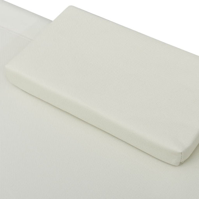 Pat șezlong de exterior, crem, material textil - WALTI WALTI