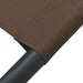Pat șezlong de exterior, maro, material textil - WALTI WALTI
