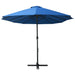 Umbrelă soare exterior cu stâlp aluminiu, albastru, 460x270 cm - WALTI WALTI