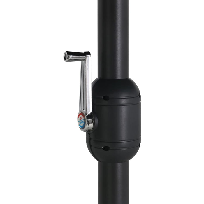 Umbrelă soare exterior cu stâlp aluminiu, albastru, 460x270 cm - WALTI WALTI