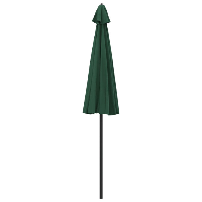 Umbrelă de soare de exterior, stâlp aluminiu, verde, 270 cm WALTI