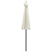 Umbrelă de soare de exterior, stâlp aluminiu, nisipiu, 270 cm - WALTI WALTI