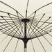 Umbrelă de soare de exterior, stâlp aluminiu, nisipiu, 270 cm - WALTI WALTI