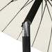 Umbrelă de soare de exterior, stâlp aluminiu, nisipiu, 270 cm - WALTI WALTI