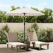 Umbrelă de soare de exterior, stâlp aluminiu, nisipiu, 270 cm - WALTI WALTI