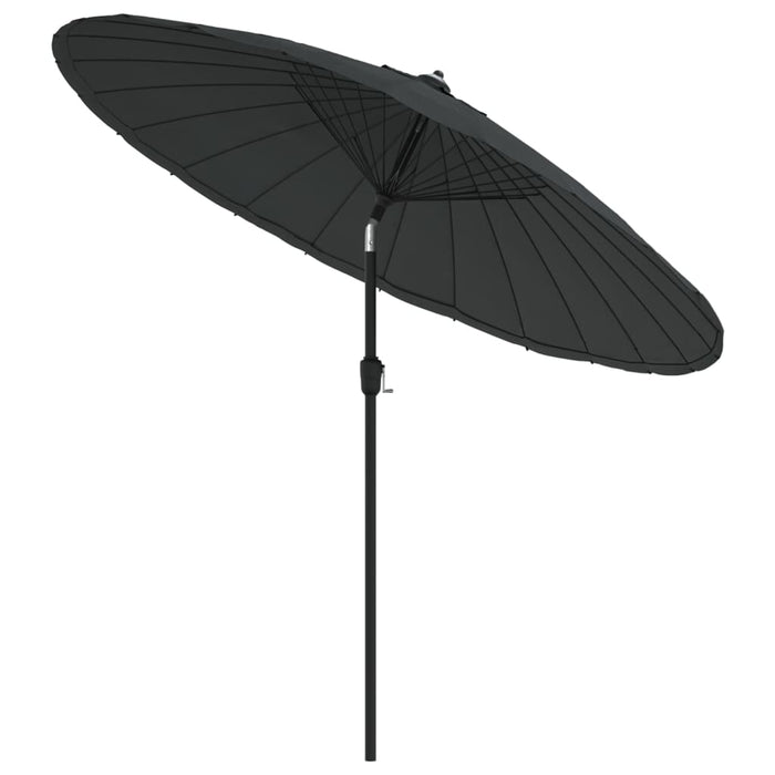 Umbrelă de soare de exterior, stâlp aluminiu, antracit, 270 cm - WALTI WALTI