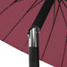 Umbrelă soare de exterior, stâlp aluminiu, roșu bordo, 270 cm - WALTI WALTI