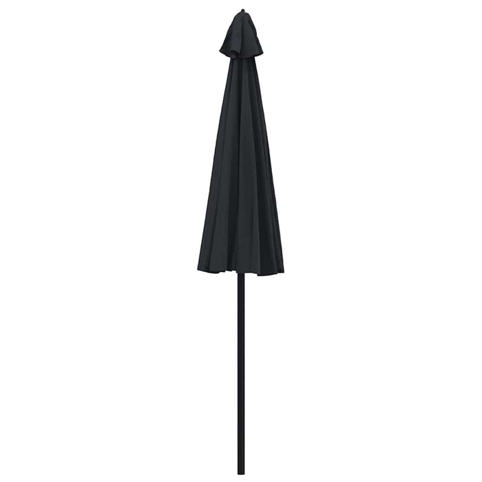 Umbrelă de soare de exterior, stâlp aluminiu, negru, 270 cm - WALTI WALTI