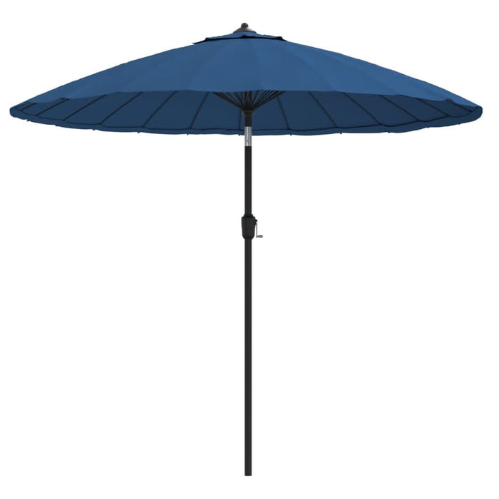 Umbrelă de soare de exterior, stâlp aluminiu, azuriu, 270 cm - WALTI WALTI