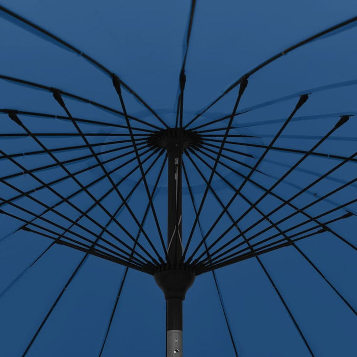 Umbrelă de soare de exterior, stâlp aluminiu, azuriu, 270 cm - WALTI WALTI