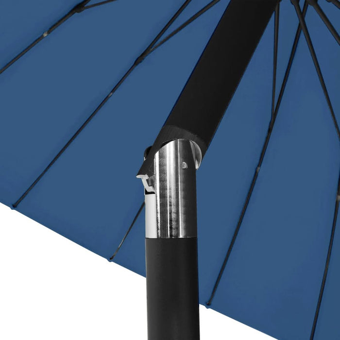 Umbrelă de soare de exterior, stâlp aluminiu, azuriu, 270 cm - WALTI WALTI