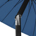 Umbrelă de soare de exterior, stâlp aluminiu, azuriu, 270 cm - WALTI WALTI