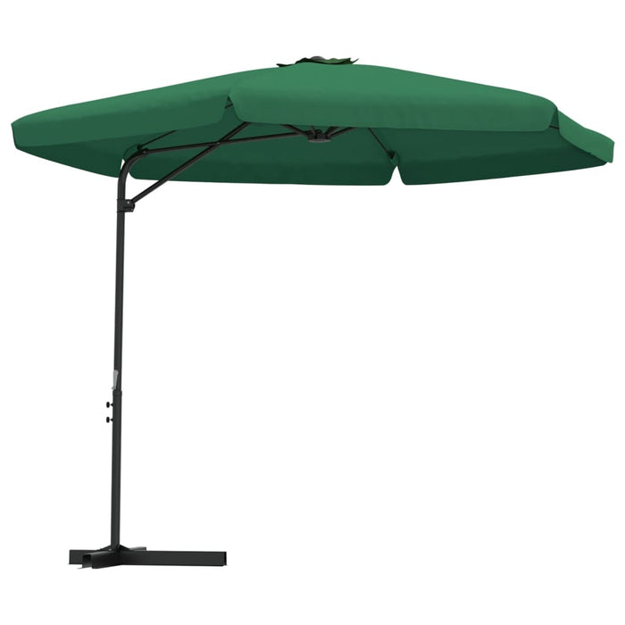 Umbrelă de soare de exterior cu stâlp din oțel, verde, 300 cm - WALTI WALTI