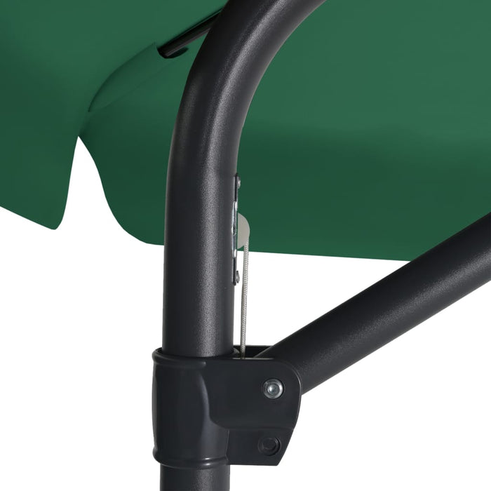 Umbrelă de soare de exterior cu stâlp din oțel, verde, 300 cm - WALTI WALTI