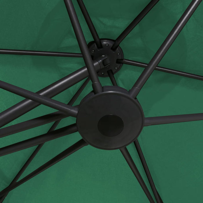 Umbrelă de soare de exterior cu stâlp din oțel, verde, 300 cm - WALTI WALTI