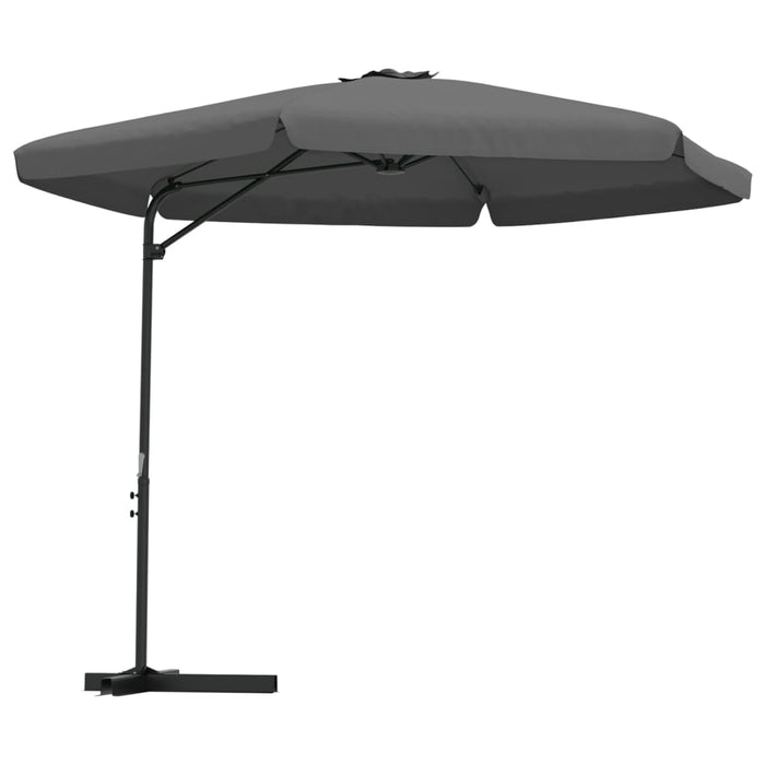 Umbrelă soare de exterior, stâlp din oțel, antracit, 300x250 cm - WALTI WALTI