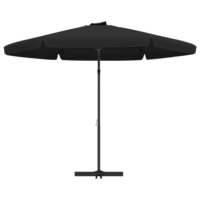 Umbrelă de soare de exterior cu stâlp din oțel, negru, 300 cm - WALTI WALTI