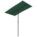 Umbrelă de soare de exterior, stâlp aluminiu, verde, 180x110 cm - WALTI WALTI