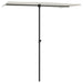 Umbrelă de soare exterior stâlp aluminiu alb nisipiu 180x110 cm - WALTI WALTI