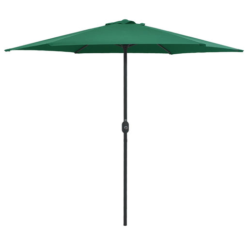 Umbrelă de soare cu stâlp aluminiu, verde, 270 x 246 cm - WALTI WALTI