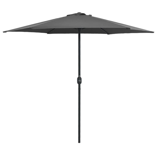 Umbrelă de soare cu stâlp aluminiu, antracit, 270 x 246 cm - WALTI WALTI