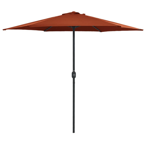 Umbrelă de soare cu stâlp aluminiu, cărămiziu, 270 x 246 cm - WALTI WALTI