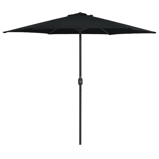 Umbrelă de soare cu stâlp aluminiu, negru, 270 x 246 cm - WALTI WALTI