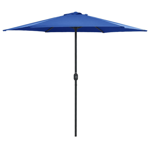 Umbrelă de soare cu stâlp aluminiu, albastru azur, 270 x 246 cm - WALTI WALTI